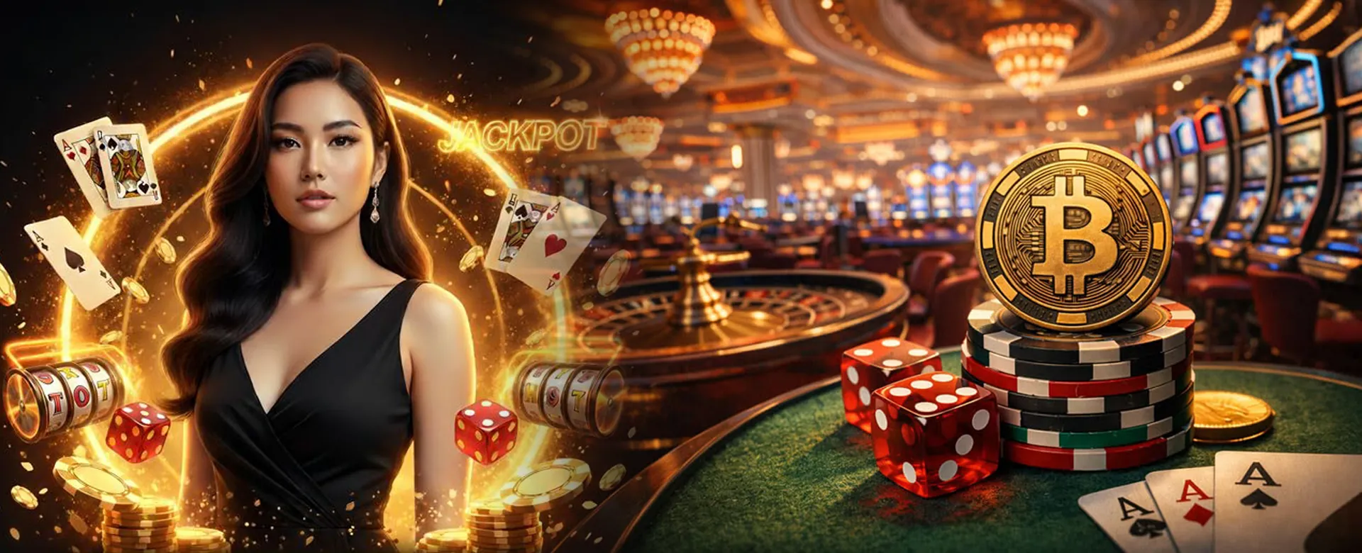 Hero image showcasing OKJL online casino in the Philippines, featuring Ate Sienna Kuya Bodjie's favorite games